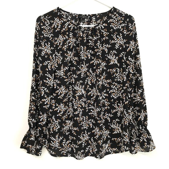 Talbots Women's Floral Blouse Size SP - Picture 1 of 7
